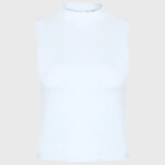 SF Ladies High Neck Crop Vest