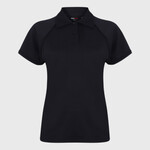 Finden and Hales Ladies Performance Piped Polo Shirt