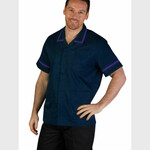 PHILZ PHILIP Male Tunic - NAVY, PIPING PURPLE - HCH