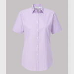 LH410 Female Iona Striped Blouse - LILAC/WHITE STRIPED - HCH