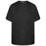 NSTP Unisex Plain Scrub Top - BLACK - WCG