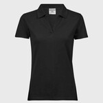 Tee Jays Ladies Luxury Stretch V Neck Polo Shirt