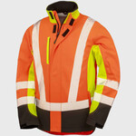 Result Recycled Three Layer Printable 3-Tone Safety Soft Shell Jacket