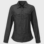 Women's jeans stitch denim shirt
