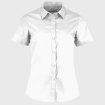 Women's poplin shirt short sleeve