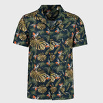 Native Spirit Short Sleeve Hawaiian Print Shirt