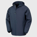 Result Recycled Three Layer Printable Hooded Soft Shell Jacket
