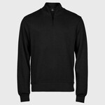 Tee Jays Ribbed Interlock Half Zip Sweatshirt