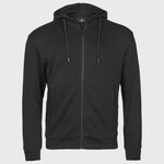 Tee Jays Ribbed Interlock Full Zip Hooded Sweatshirt
