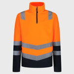 Regatta High Visibility Pro Half Zip Fleece Top