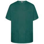 NSTP Unisex Plain Scrub Top - BOTTLE GREEN - WCG