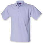 H400 Unisex Henbury Heavy Poly/Cotton Polo Shirt - LAVENDER - HCH