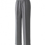 PR552 Premier Pull On Chef's Check Trousers - BLACK/WHITE CHECK - HCH