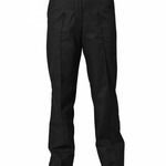 ANNE Female Flat Fronted Trousers - BLACK - WC