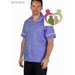 PHILZ Male Philip Tunic - HOSPITAL BLUE, WHITE TRIM - WCG