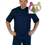 CX101 Men's Healthcare Tunic with Dental Style Collar - NAVY – WCG