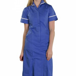 DVDDR Female Nursing Dress - BUGATTI BLUE/WHITE TRIM - WCG